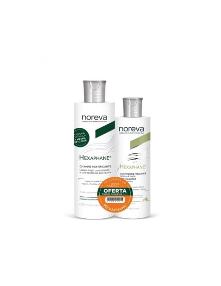 Noreva Pack Champú Fortificante Hexaphane 400ml + Champú Fortificante 250ml