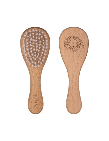 Niyok Cepillo de Madera para Bebé