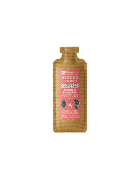 Recarga Biodeo Roll On Sunrise Mango y Pomelo 40ml de laSaponaria
