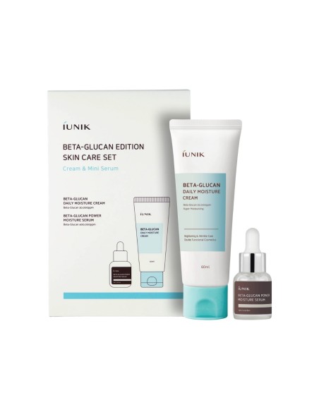Set de cuidado de la piel Iunik Beta Glucan Edition