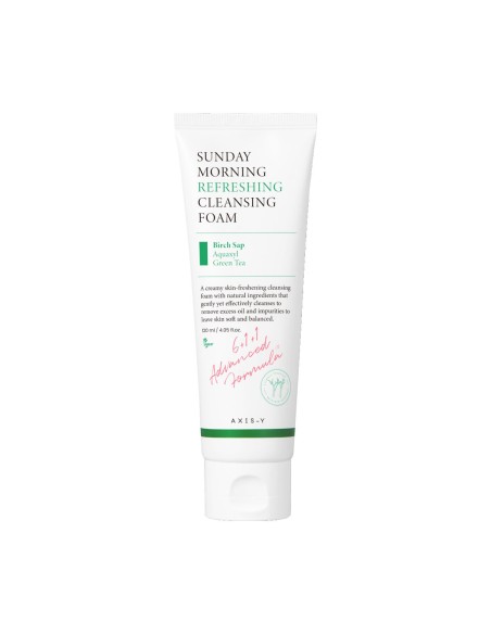 Axis-Y Sunday Morning Refreshing Cleansing Foam 120ml