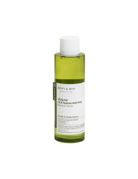 Mary&May Cica Tea Tree AHA PHA Tónico Antiimperfecciones 200ml