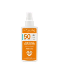 Alphanova Organic Sun Spray Protector Solar Mineral SPF50 125g