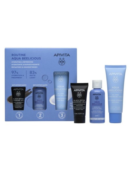Apivita Pack Routine Aqua Beelicious Textura Ligera