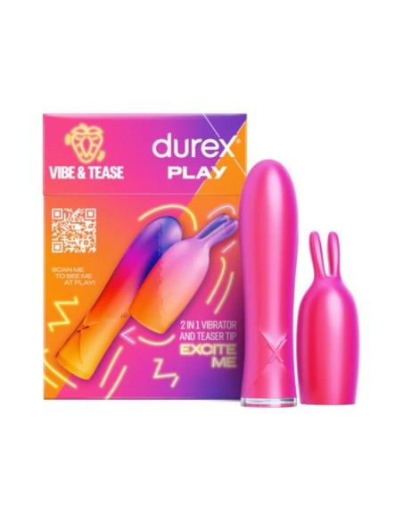 Durex Play Vibe and Tease 2 in 1 Vibrator and Teaser