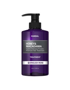 Kundal Tratamiento Honey y Macadamia English Rose 500ml