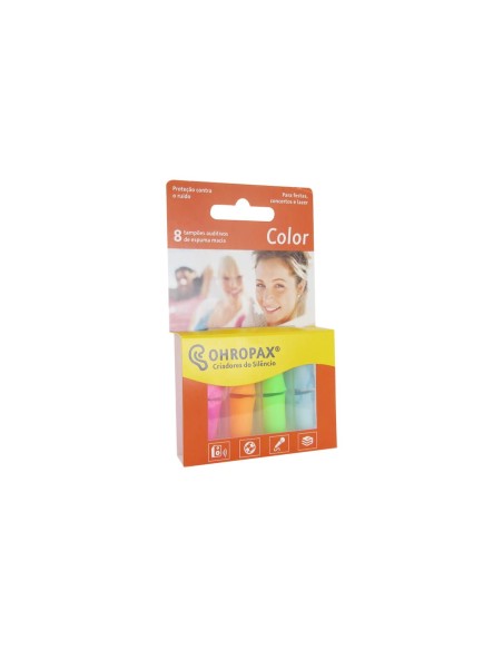 Tapones Auditivos Ohropax Colour Soft Foam 8 Unidades