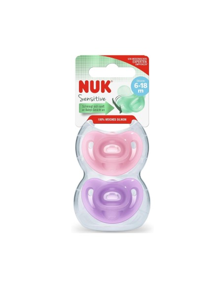 Chupete de Silicona Sensible NUK 6-18M x2