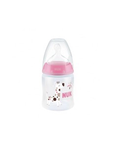 Botella indicadora de temperatura de silicona NUK First Choice 0-6M M 150ml
