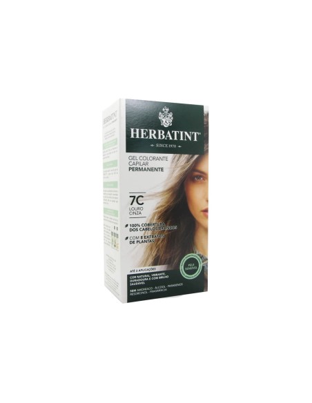 Herbatint Coloración permanente en gel 7C Rubio Gris 150ml