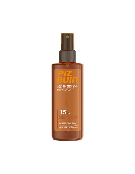Piz Buin Tan and Protect Aceite Solar en Spray Intensificador del Bronceado SPF15 150ml