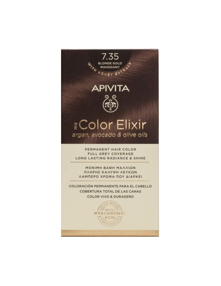 Apivita My Color Elixir 7.35 Rubio Dorado Acajou