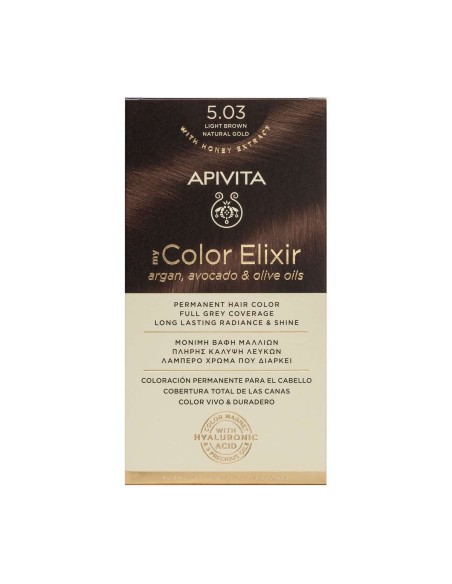 Apivita My Color Elixir 5.03 Castaño Claro Dorado Natural
