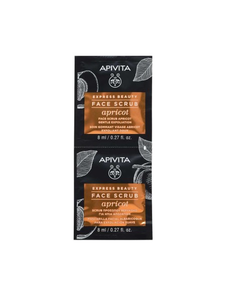 Apivita Express Beauty Face Scrub Apricot 2x8ml