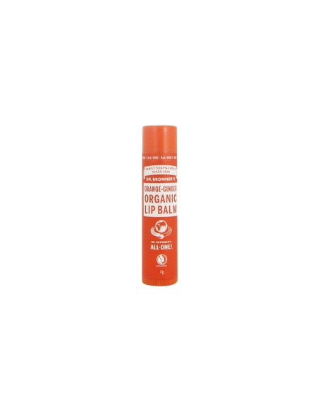 Dr. Bronners Bálsamo Labial Orgánico Naranja-Jengibre 4g