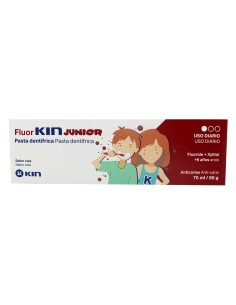 Kin Fluor Pasta dentífrica Junior Sabor Cola 75ml