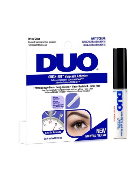 Dúo Quick Set Striplash Adhesive Transparente 5g