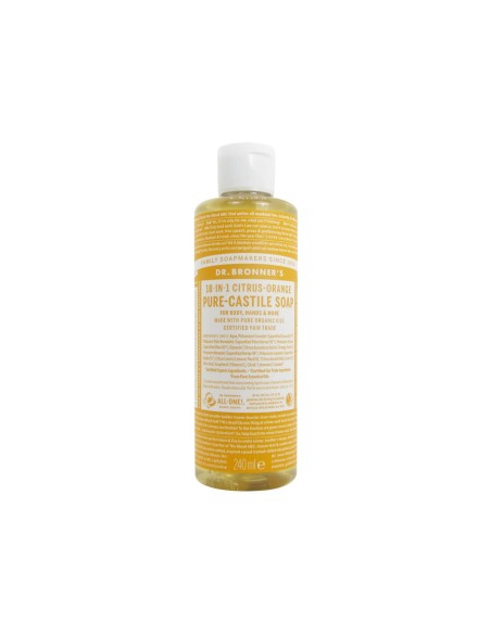 Dr. Bronners Jabón Líquido Biológico Citrus-Orange 240ml