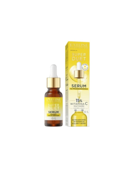 Eveline Cosmetics Super Duet Serum Antiedad con Vitamina C 18ml