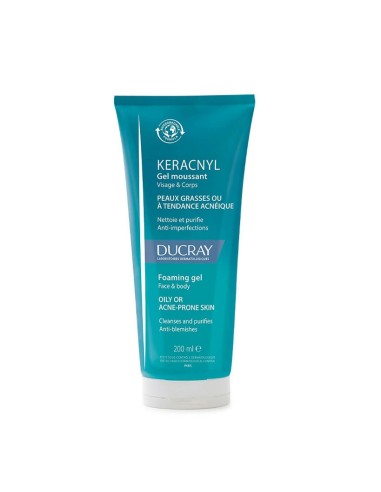 Ducray Keracnyl Gel Limpiador 200ml