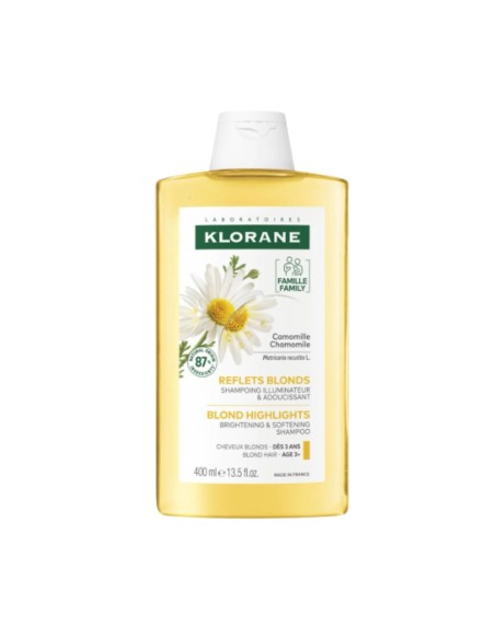 Klorane Champú Reflejos Dorados Camomille 400ml
