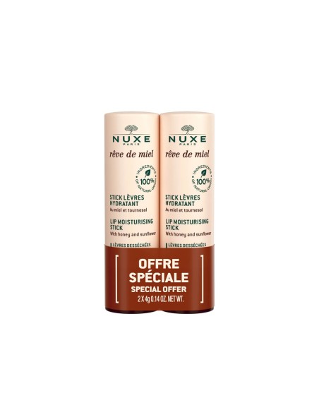 Nuxe Rêve de Miel Stick Labial Hidratante Doble 4gr