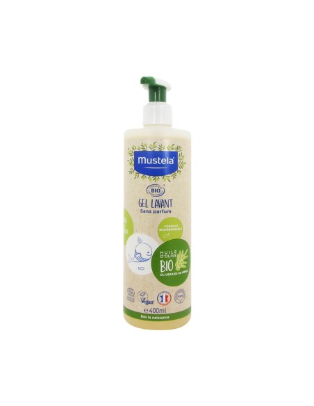 Mustela Bio Gel de Ducha Cuerpo y Cabello 400ml