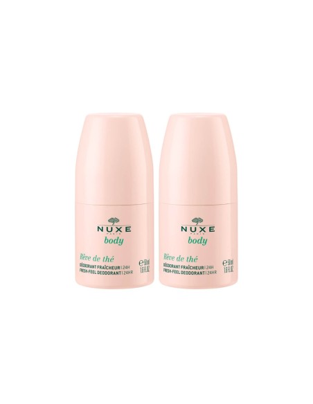 Paquete de cuerpo de Nuxe Rêve de Thé Refrescante Desodorización de 50GX2