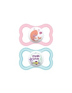 Mam Air Chupete Silicona 6m 2 piezas