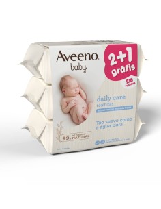 Aveeno Baby Pack Daily Care Toallitas 3x 72 Unidades