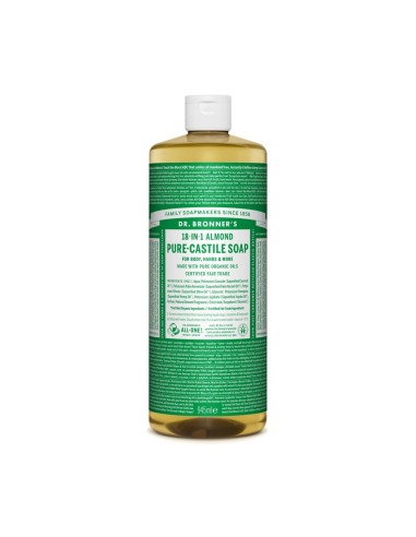 Dr. Bronners Jabón Líquido Biológico de Almendras 945ml