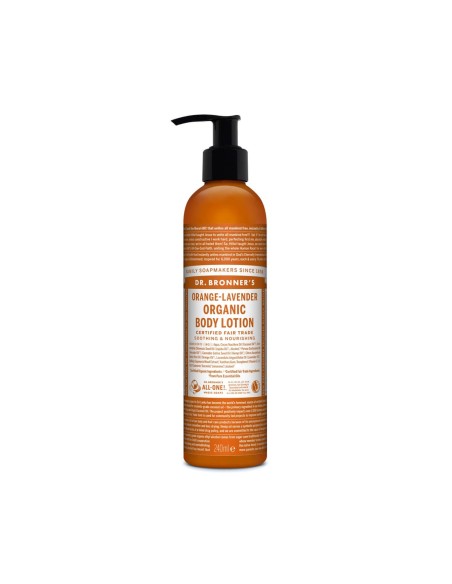 Dr. Bronners Loción Corporal Hidratante Biológica Naranja y Lavanda 240ml