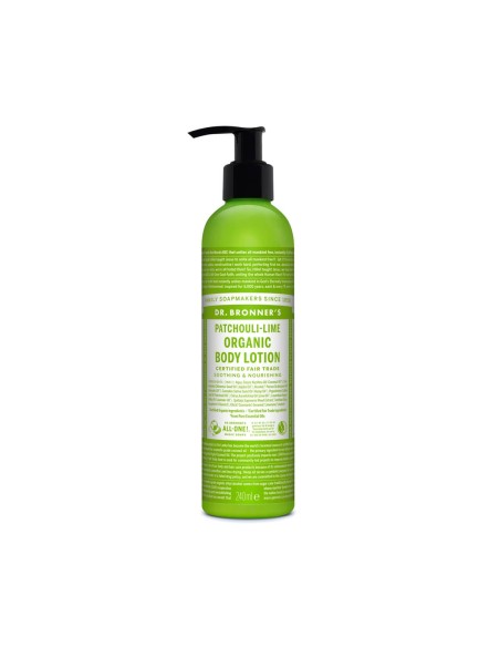 Dr. Bronners Loción Corporal Hidratante Biológica Pachulí y Lima 240ml