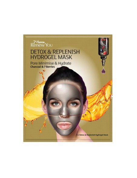 Montagne Jeunesse Mascarilla Facial de Hidrogel con Carbón y 7 Bayas