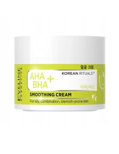 Eveline Cosmetics Korean Rituals Crema Suavizante AHA BHA 50ml