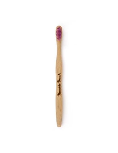 The Humble Co. cepillo de dientes de bambú para adultos Soft Purple