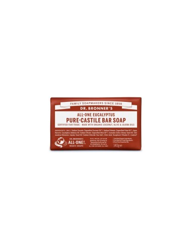 Dr. Bronners Jabón de Castilla de Eucalipto Ecológico 140g
