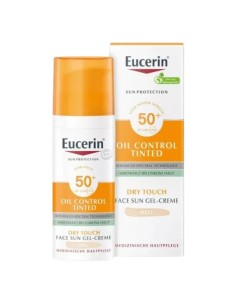Eucerin Sun Oil Control Gel-Crema con Color Toque Seco Claro SPF50+ 50ml 2