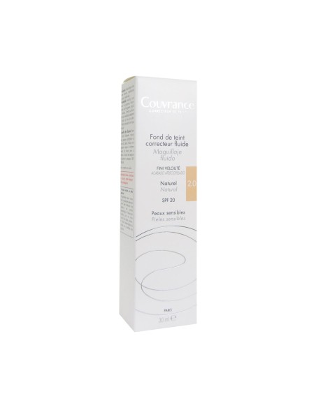Avene Couvrance Fond De Teint Correcteur Fluide 02 Naturel 30ml