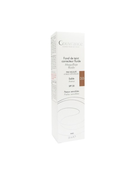 Avène Couvrance Fond De Teint Correcteur Fluide 3.0 Sable 30ml