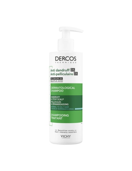 Dercos Champú Anticaspa Cabello Graso 390ml