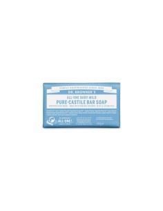 Dr. Bronners Gentle Baby Jabón de Castilla Orgánico Sin Perfume 140g