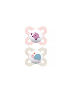 Mam Start Chupete Silicona 0-2m Rosa 2 Unidades