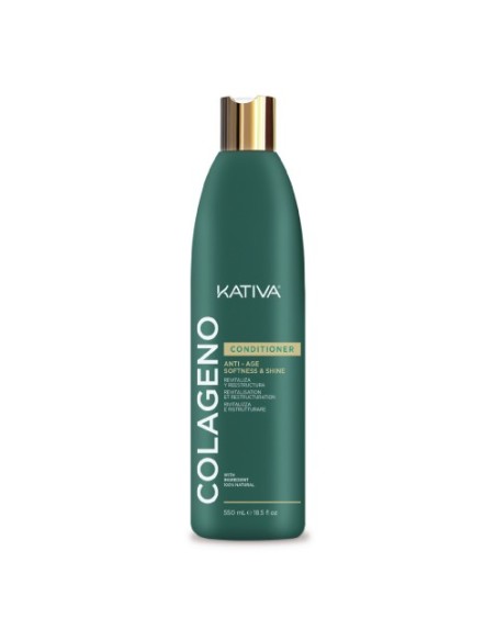 Kativa Colágeno Acondicionador Anti Edad Suavidad y Brillo 550ml