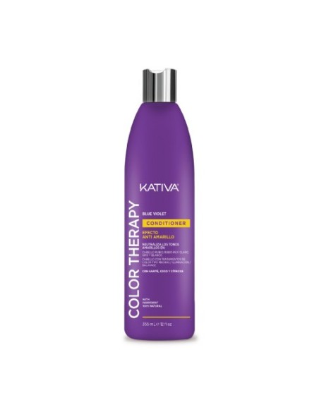 Kativa Color Therapy Acondicionador Efecto Anti Amarillo 355ml
