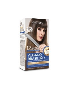 Kativa Kit de Alisado Brasileño Cabello Oscuro
