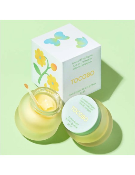 Mascarilla Exfoliante de Azúcar de Limón Tocobo para Labios 20 ml