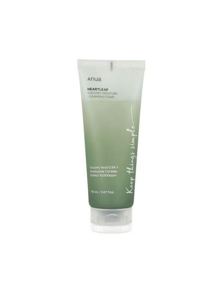 Anua Heartleaf Succinic Moisture Cleansing Foam 150ml