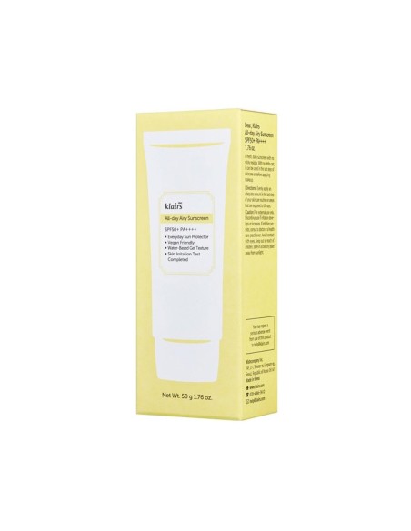 Dear Klairs All Day Airy Sunscreen SPF50+ PA++++ 50g