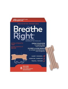 Breathe Right Tiras Nasales Extra Fuerte Beige x8
